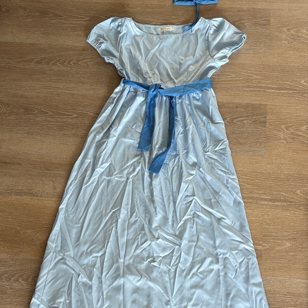 Elegant Blue Women's Dress